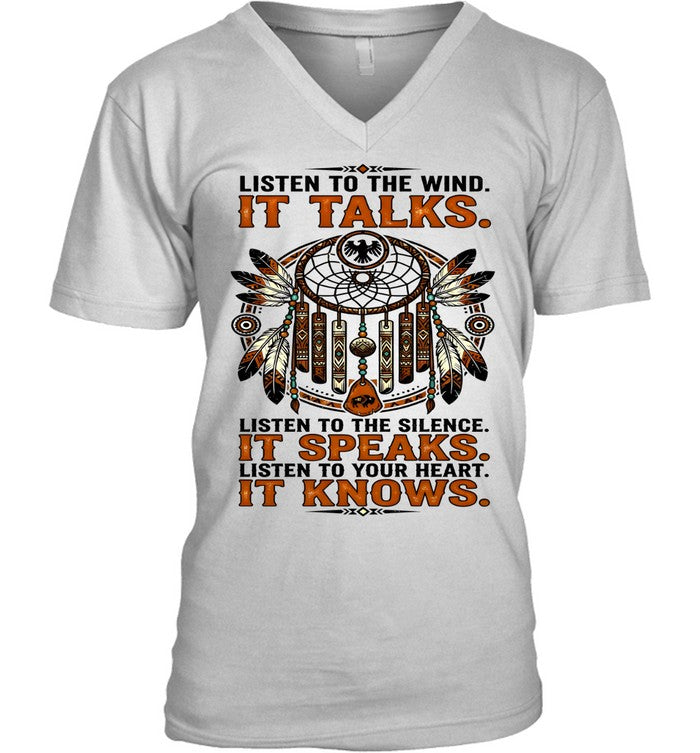 LISTEN TO THE WIND. IT TALKS. LISTEN TO THE SILENCE. IT SPEAKS. LISTEN TO YOUR HEART. IT KNOWS.