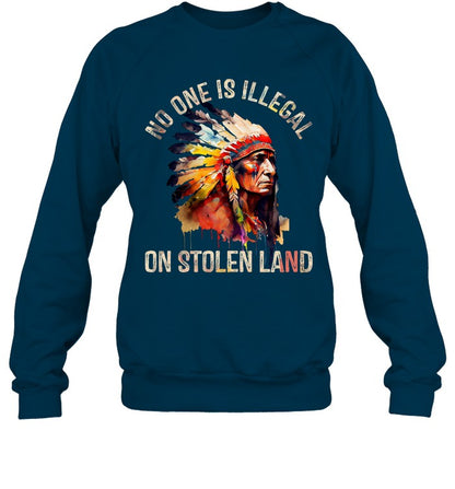 NO ONE IS ILLEGAL ON STOLEN LAND