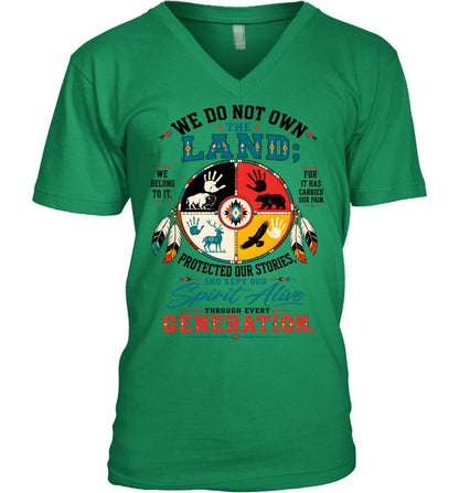 WE DO NOT OWN THE LAND