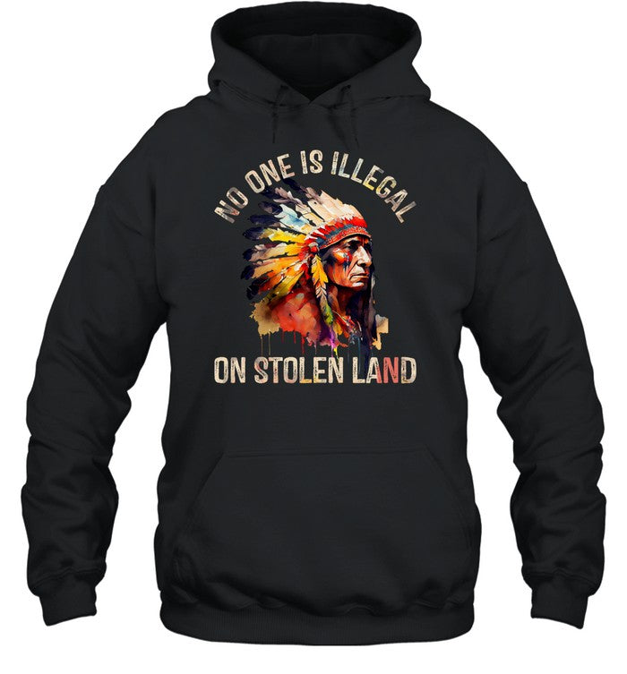 NO ONE IS ILLEGAL ON STOLEN LAND