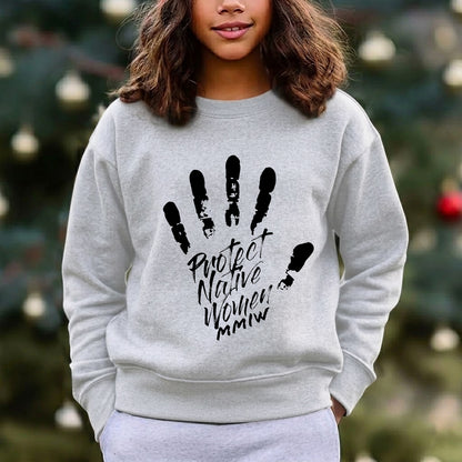 MMIW Protect Native Women Red Hand Unisex Hoodie/Sweatshirt/T-Shirt