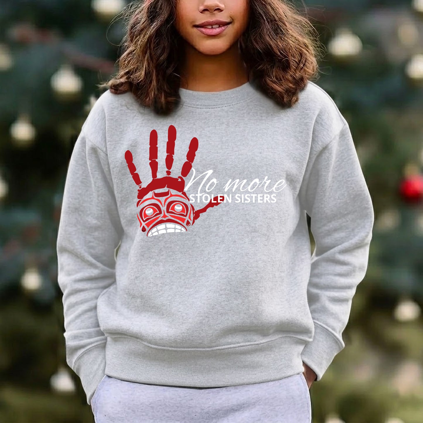 MMIW No More Stolen Sisters Red Hand Unisex Hoodie/Sweatshirt/T-Shirt