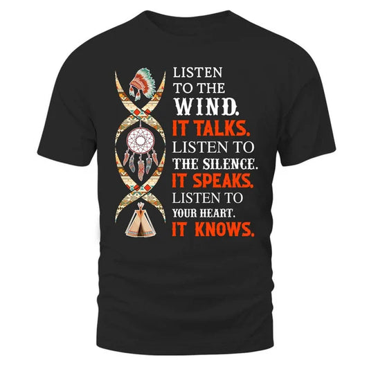 Listen to the wind, it talks. Listen to the silence, it speaks. Listen to your heart, it knows.