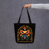 NO ONE IS ILLEGAL ON STOLEN LAND. WE WALK ON NATIVE LAND - Tote bag