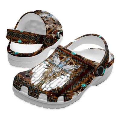 Native Pattern Clog Shoes For Adult and Kid 89182 New