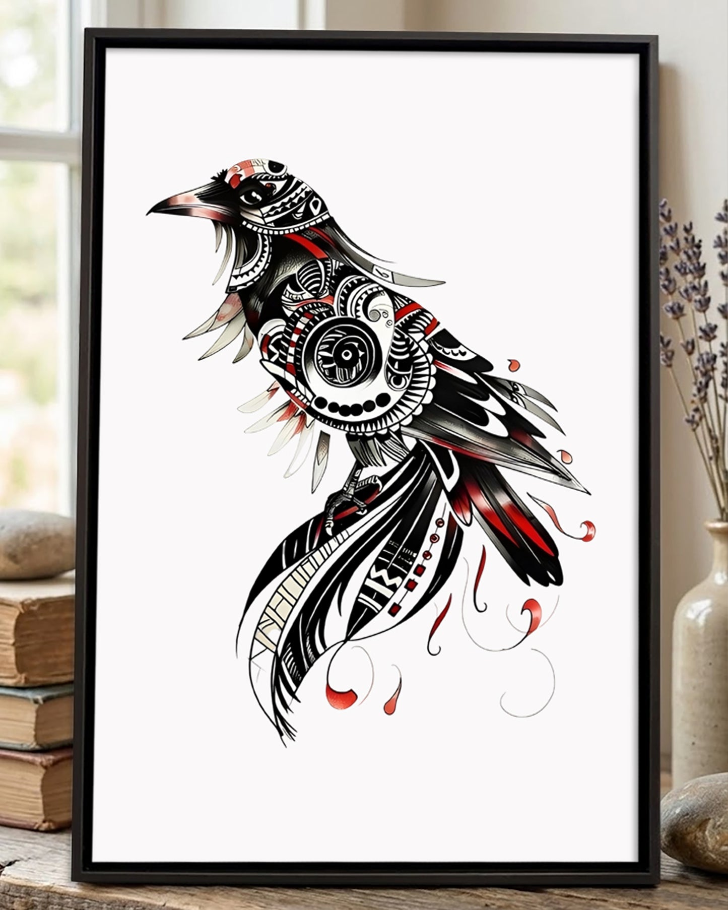 Native Bird Art Poster - Canvas