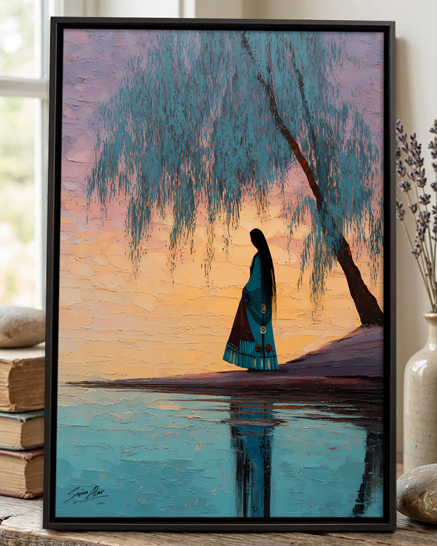 Reflections of the Soul Poster - Canvas