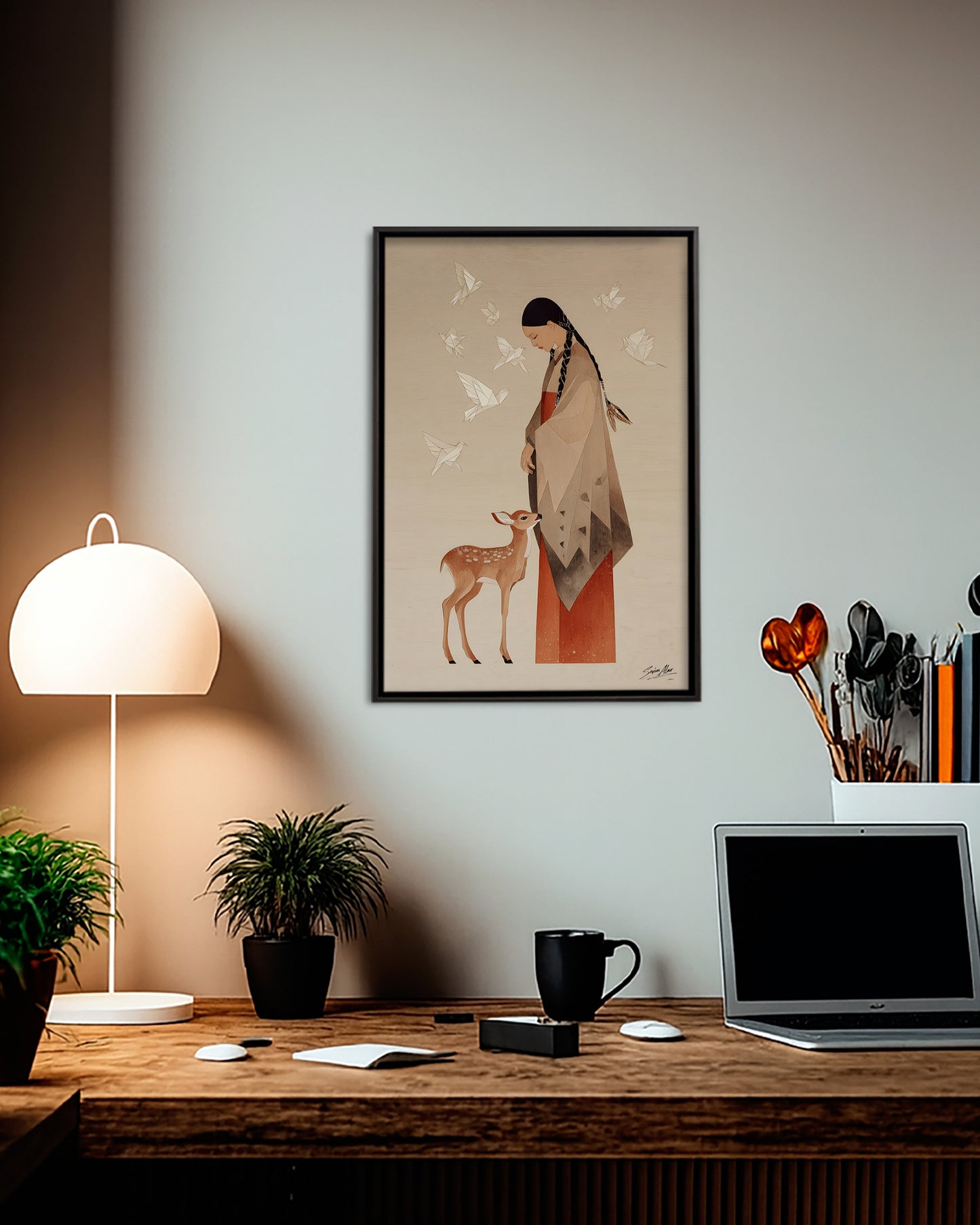 The Fawn Spoke First Poster - Canvas