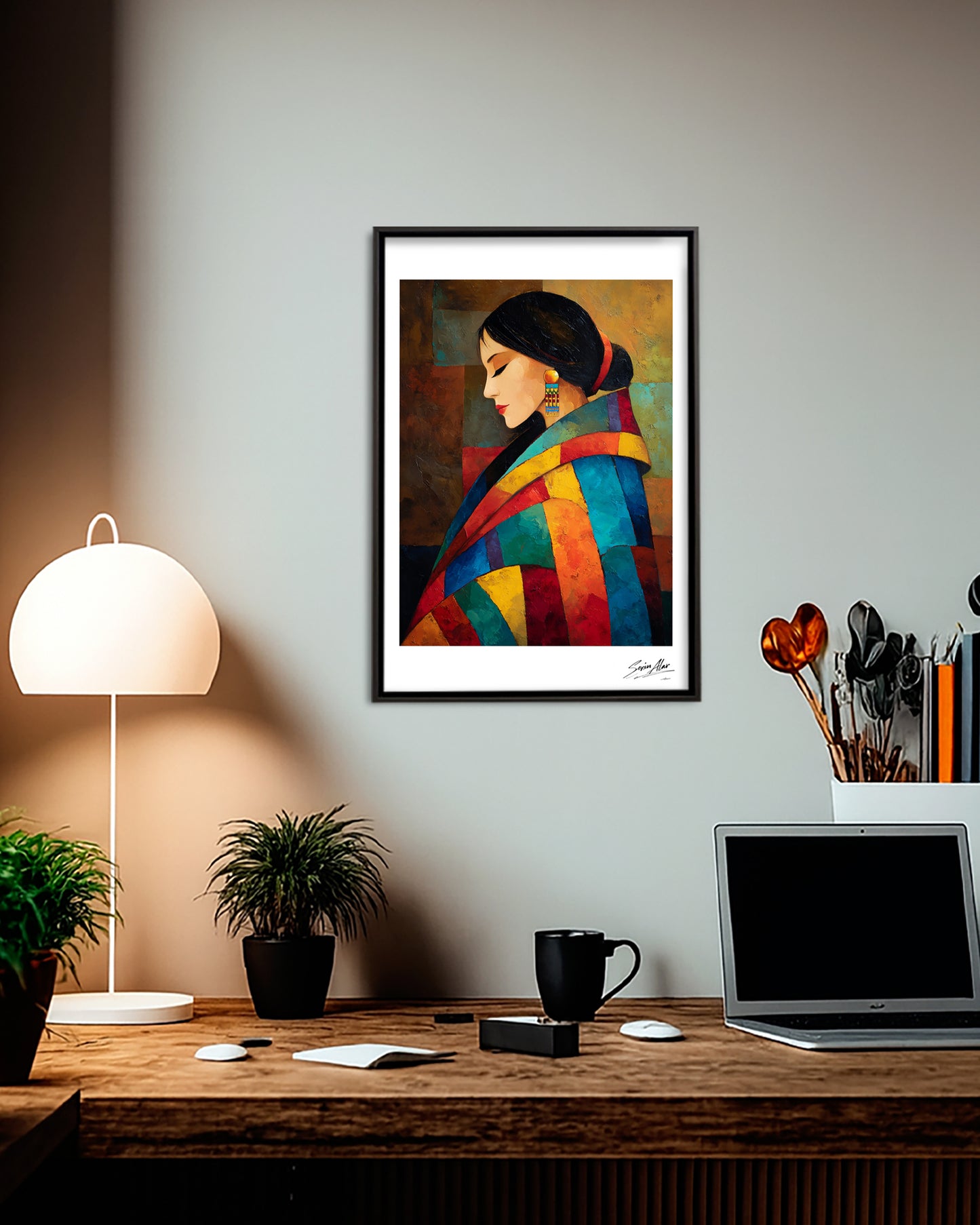 Colors of the Ancestral Spirit Poster - Canvas