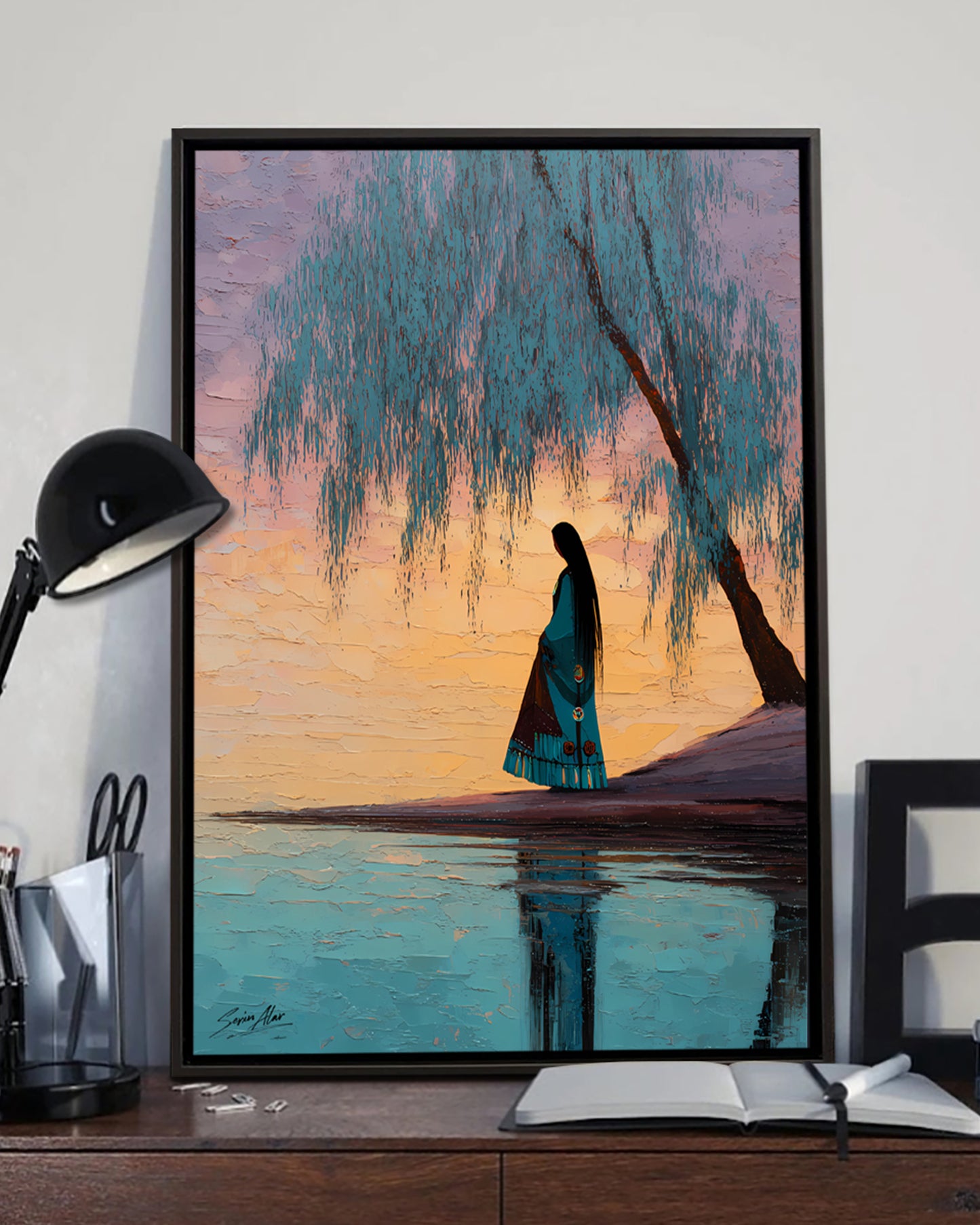 Reflections of the Soul Poster - Canvas