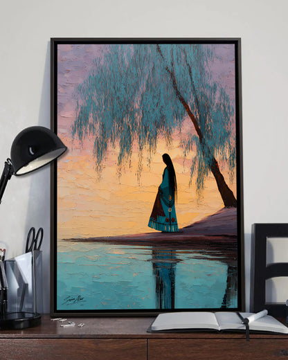 Reflections of the Soul Poster - Canvas