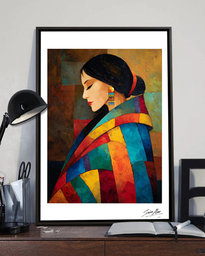 Colors of the Ancestral Spirit Poster - Canvas
