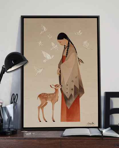 The Fawn Spoke First Poster - Canvas
