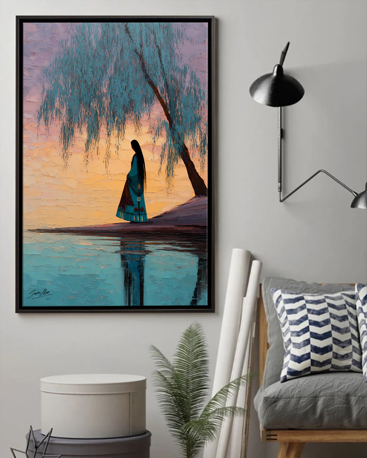 Reflections of the Soul Poster - Canvas