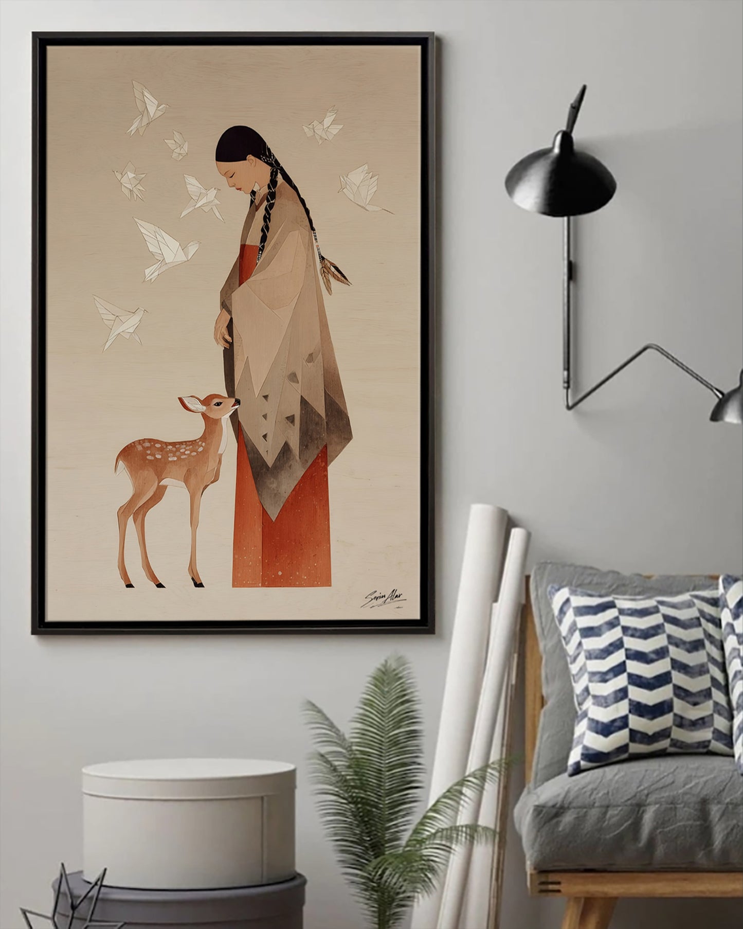 The Fawn Spoke First Poster - Canvas