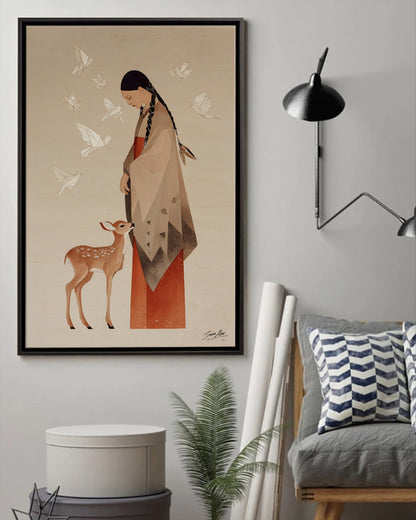 The Fawn Spoke First Poster - Canvas