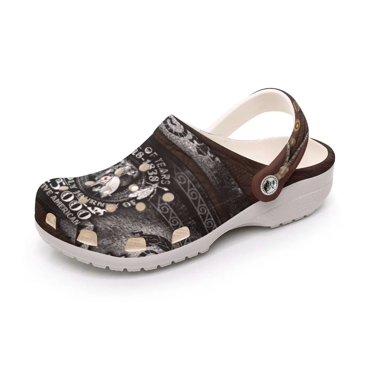 Native Pattern Clog Shoes For Adult and Kid 89112 New