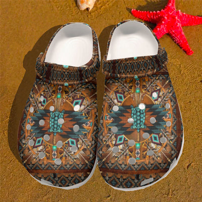 Native Pattern Clog Shoes For Adult and Kid 89183 New