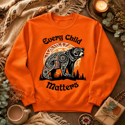 Bear Guardian of the Forest Orange Shirt