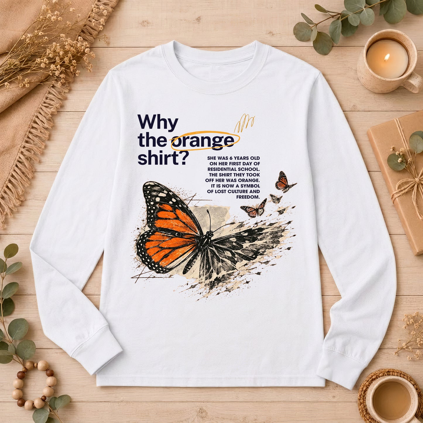 A Story Carried in Orange Shirt
