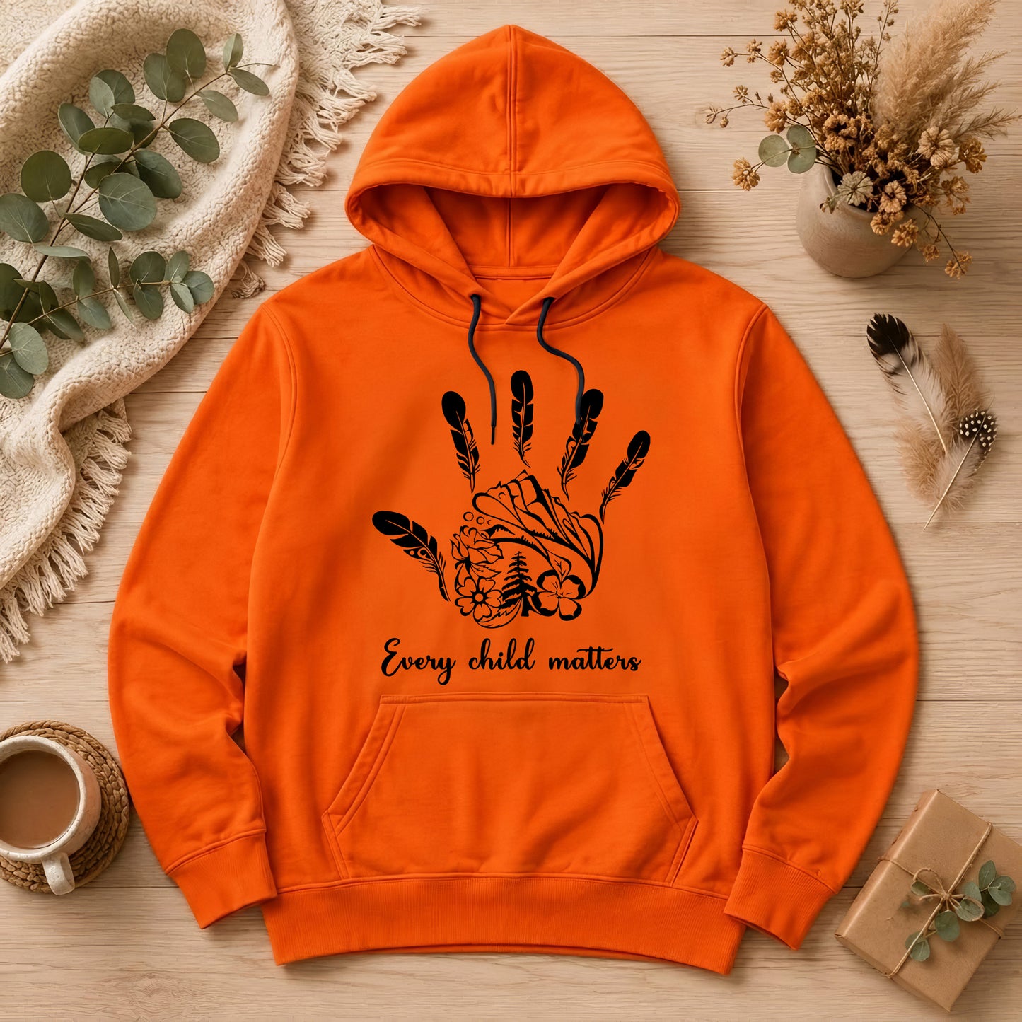 Handprints We Remember Orange Shirt