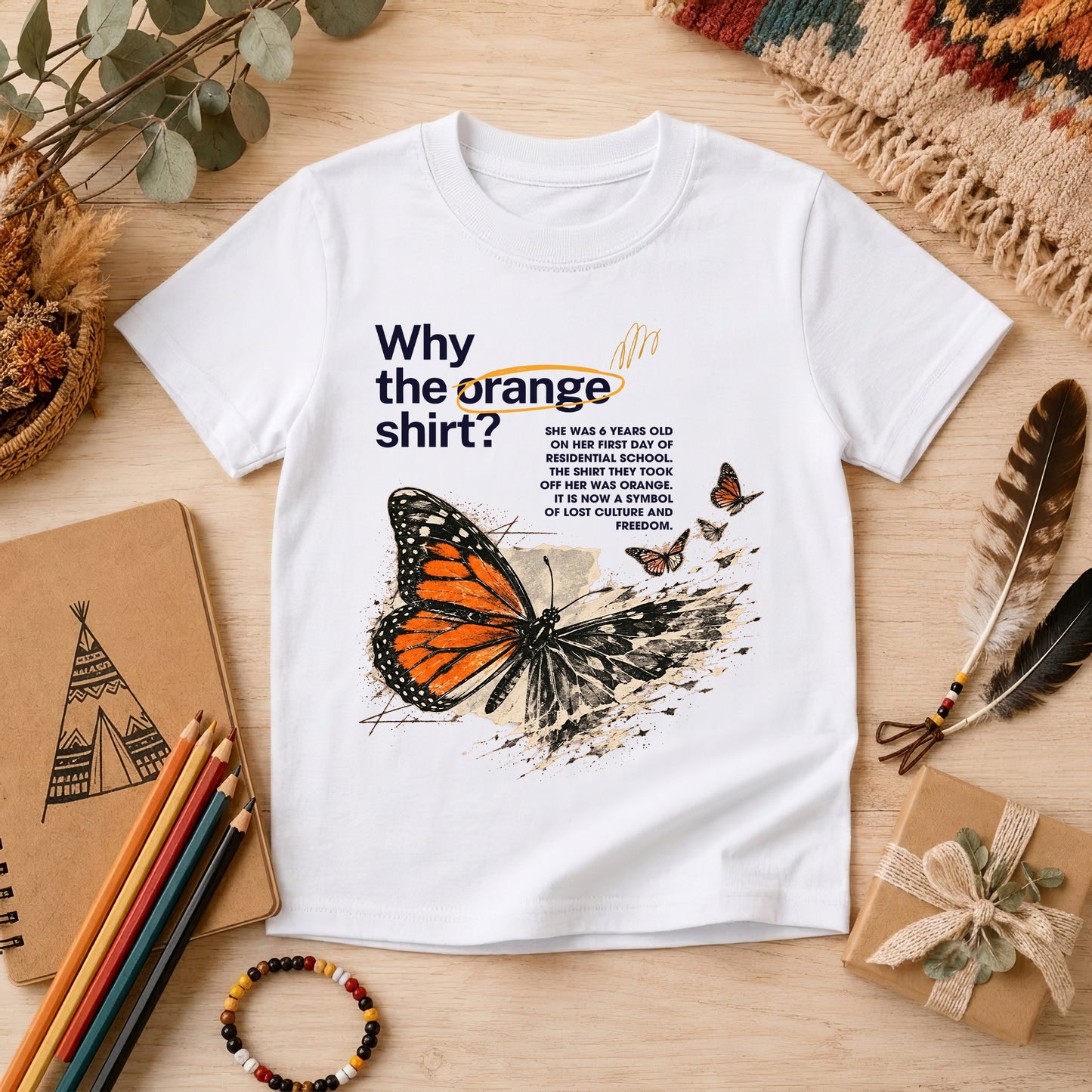 A Story Carried in Orange Shirt