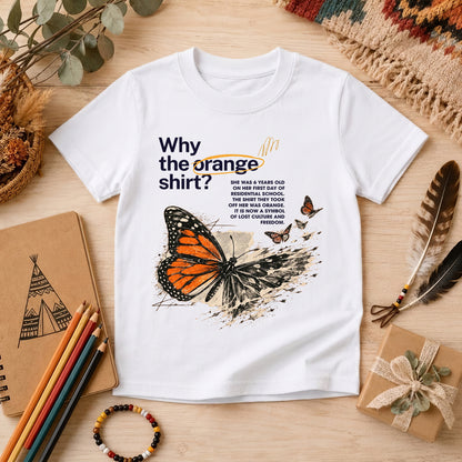 A Story Carried in Orange Shirt