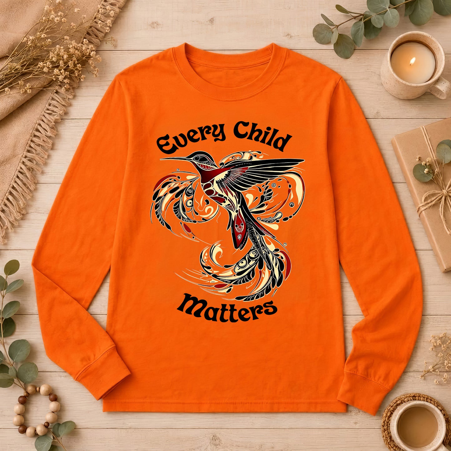 Wings Returning Home Orange Shirt