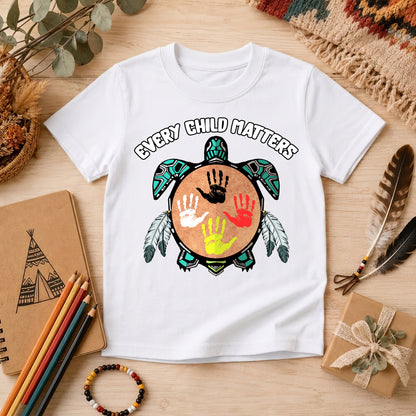 Turtle Spirit – Mother Earth & Resilience Orange Shirt
