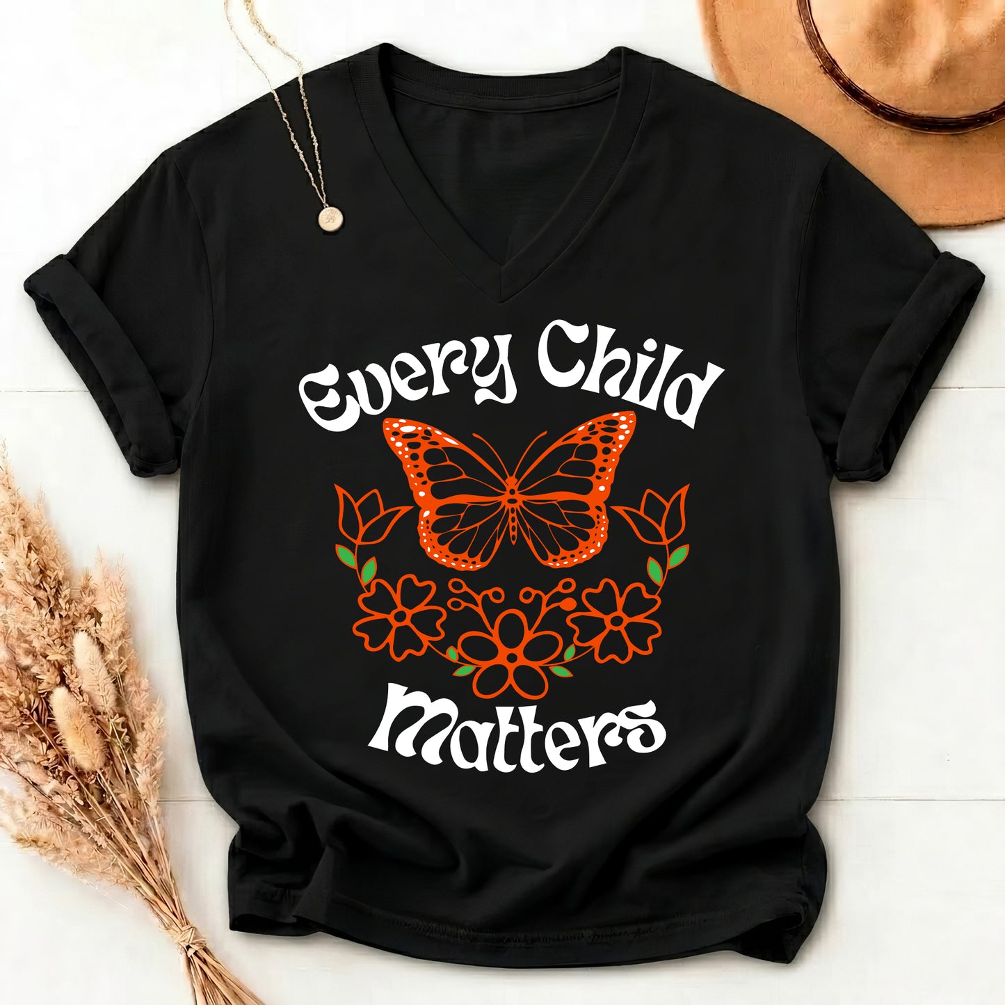 Orange Wings of Remembrance Tee