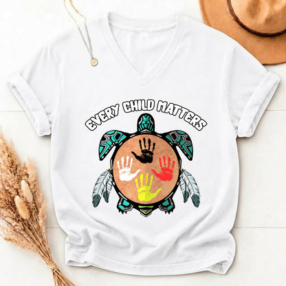 Turtle Spirit – Mother Earth & Resilience Orange Shirt