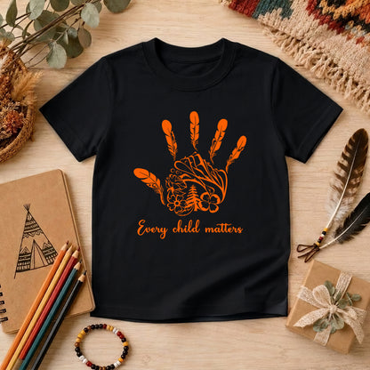 Handprints We Remember Orange Shirt