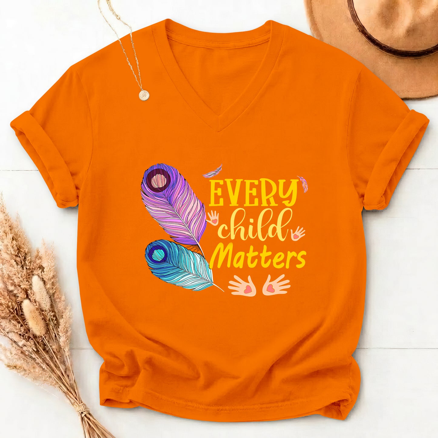 Feather of Hope Orange Shirt