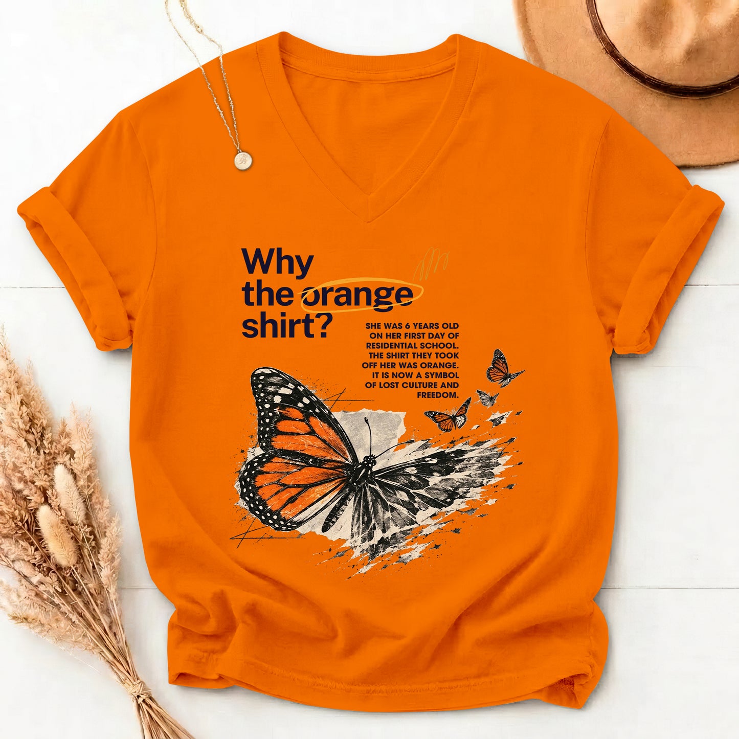 A Story Carried in Orange Shirt