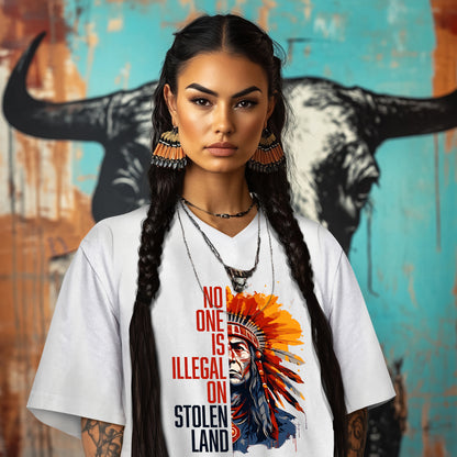 NO ONE IS ILLEGAL ON STOLEN LAND