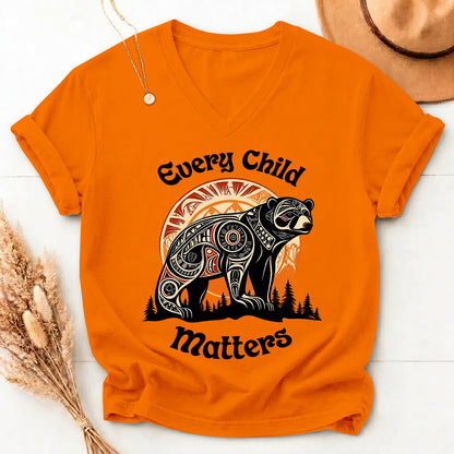 Bear Guardian of the Forest Orange Shirt