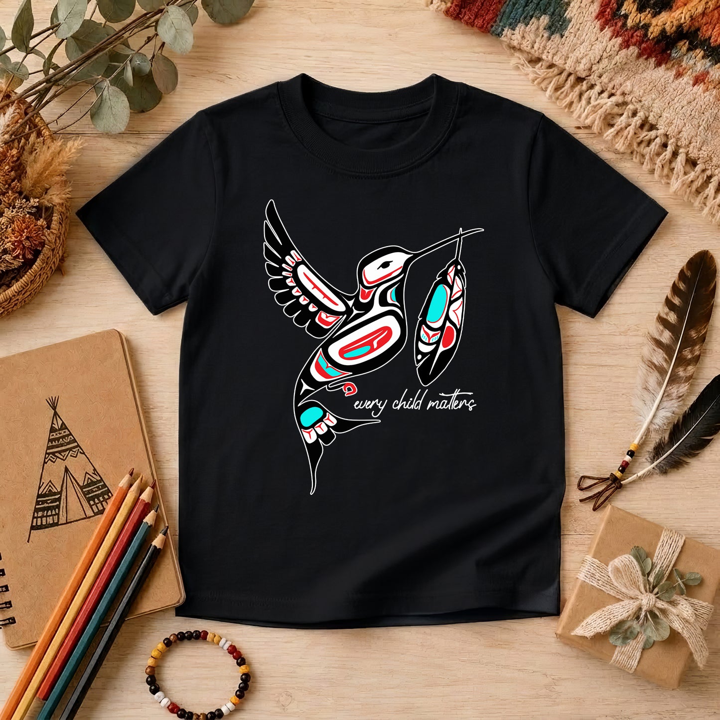 Hummingbird Spirit – Joy & Healing Orange Shirt