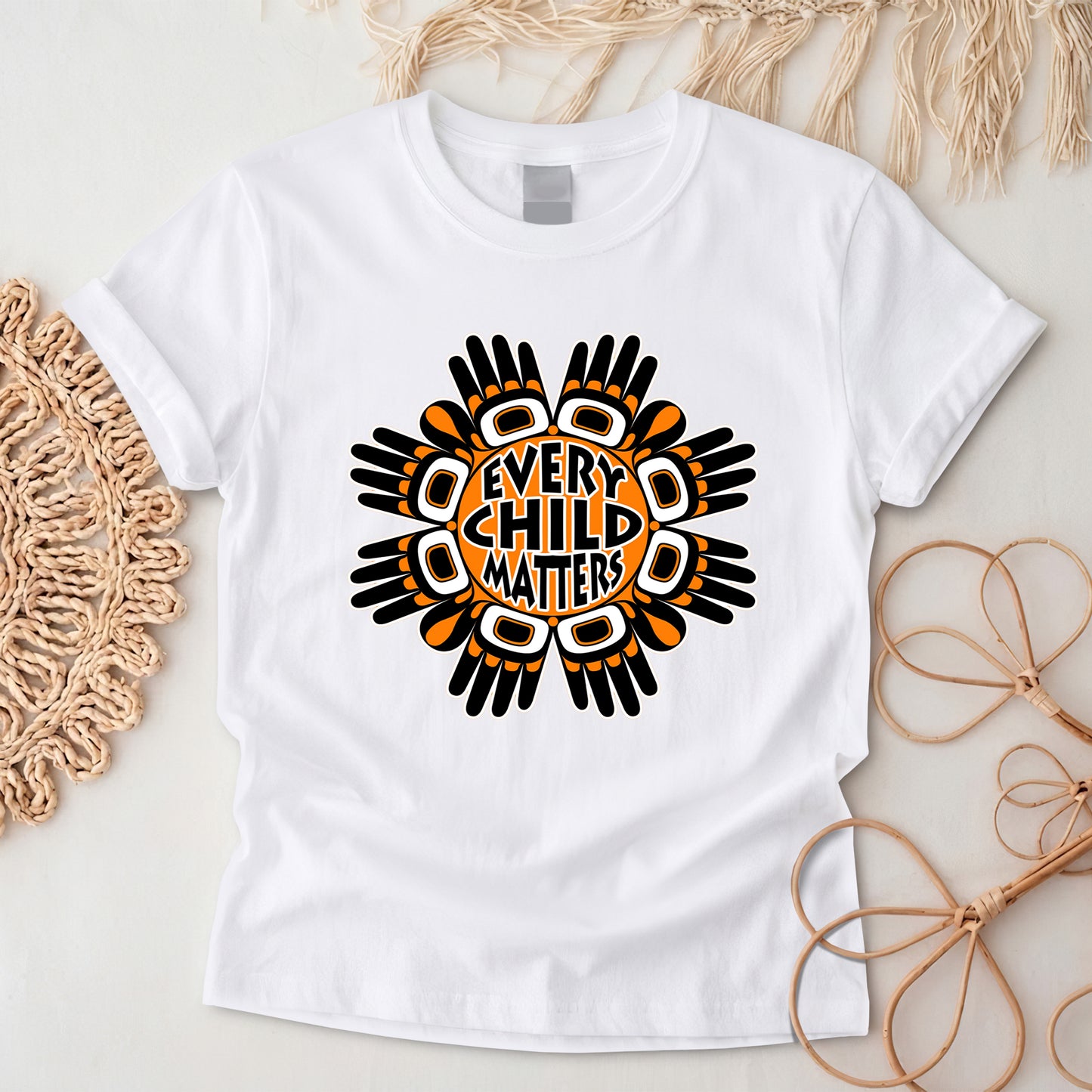 Light That Lives On Orange Shirt