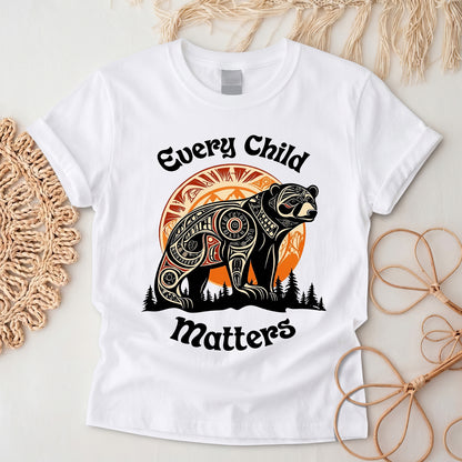 Bear Guardian of the Forest Orange Shirt
