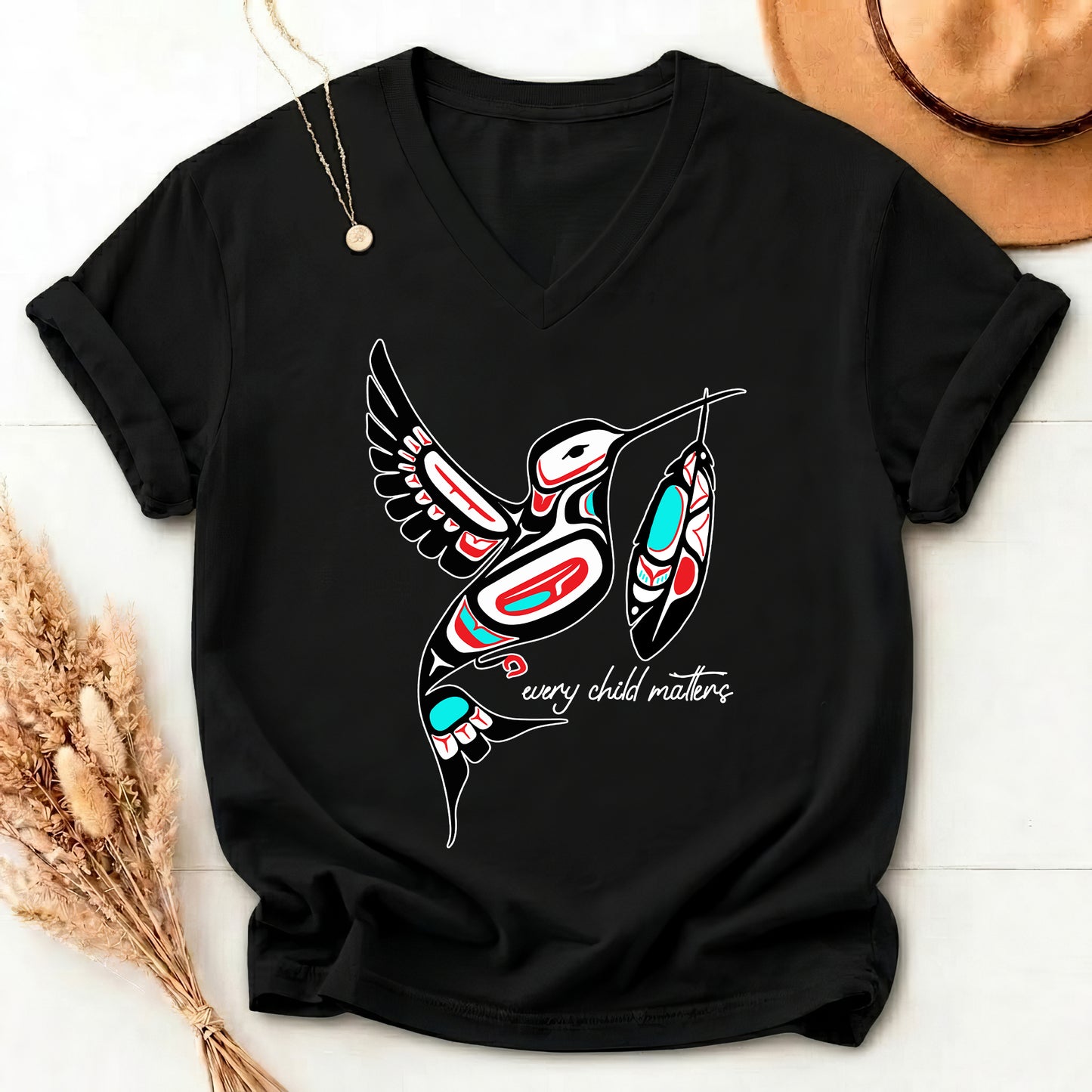 Hummingbird Spirit – Joy & Healing Orange Shirt