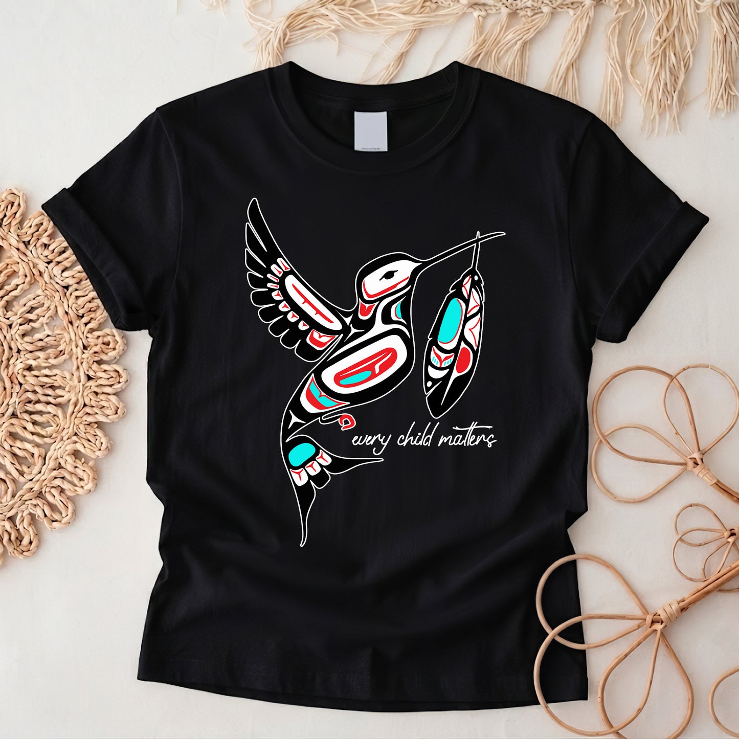 Hummingbird Spirit – Joy & Healing Orange Shirt