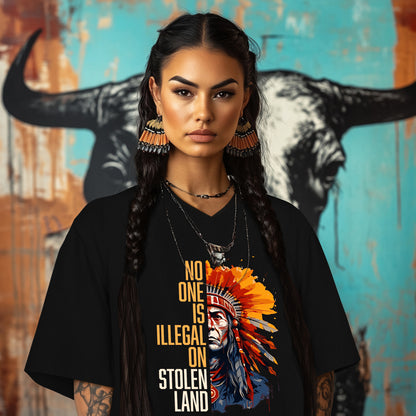NO ONE IS ILLEGAL ON STOLEN LAND