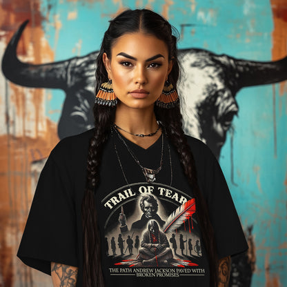 TRAH OF TEAR THE PATH ANDREW JACKSON PAVED WITH BROKEN PROMISES