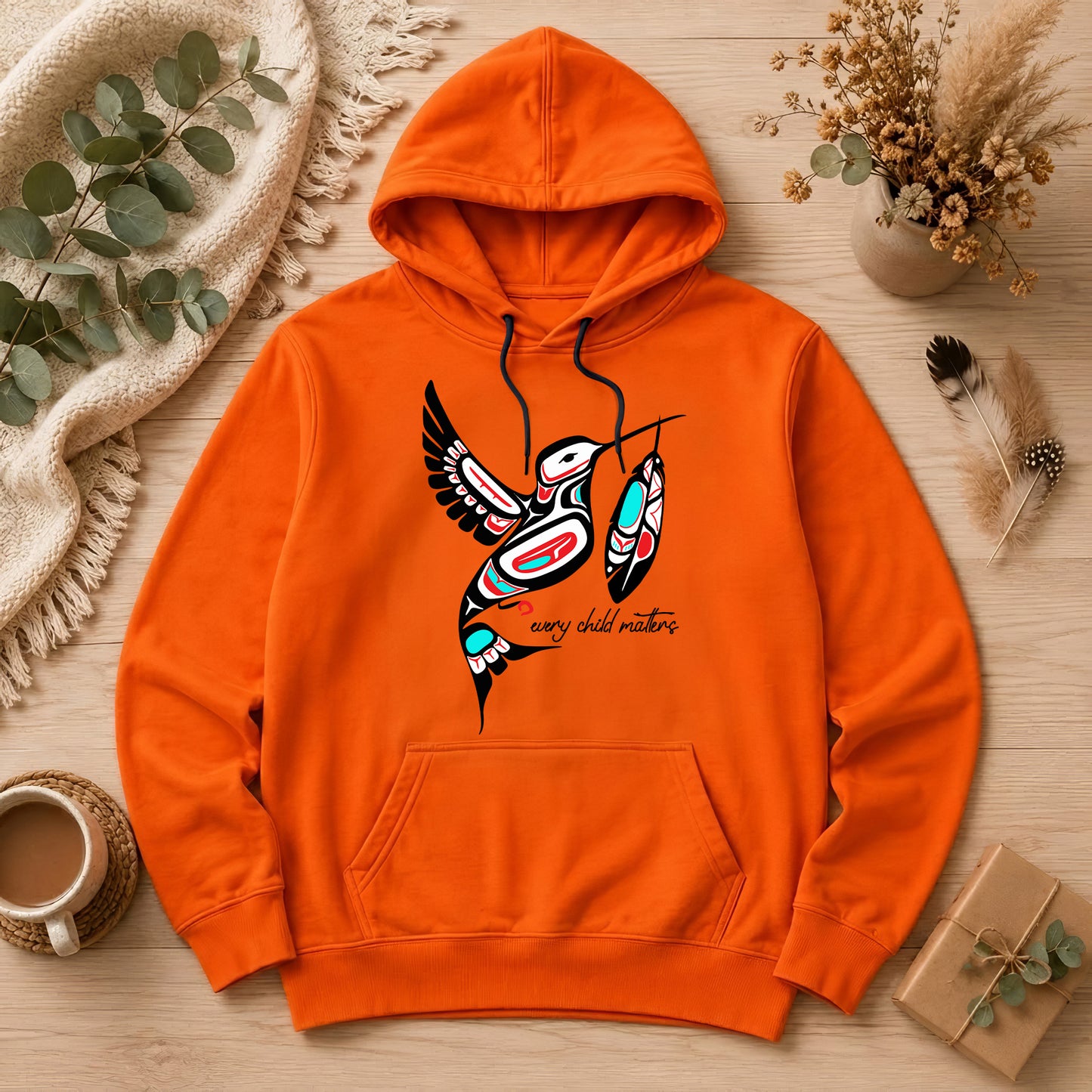 Hummingbird Spirit – Joy & Healing Orange Shirt