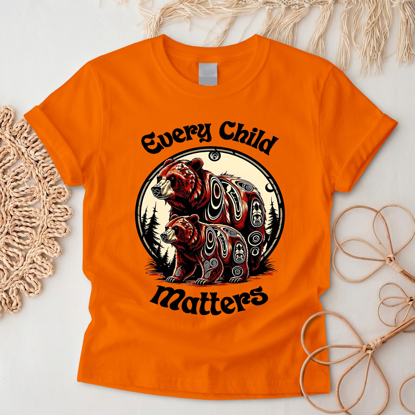 Under the Bear’s Protection Orange Shirt