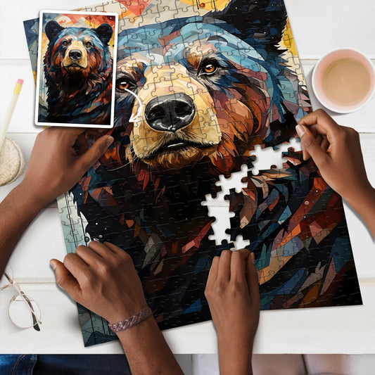 Bear – Wooden Jigsaw Puzzle (300 / 500 / 1000 Pieces)