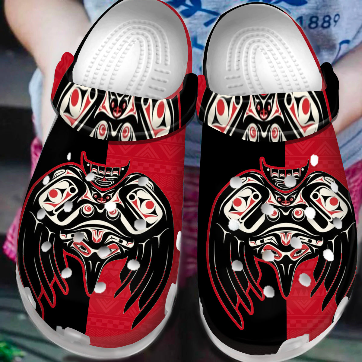 Native Pattern Clog Shoes For Adult and Kid 89108 New – Native Heritage ...
