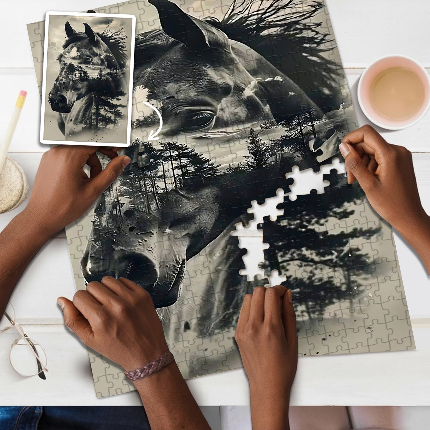 The Soul Companion of the Earth – Wooden Jigsaw Puzzle (300 / 500 / 1000 Pieces)