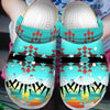 Native Pattern Clog Shoes For Adult and Kid 89190 New