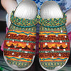 Native Pattern Clog Shoes For Adult and Kid 89159 New